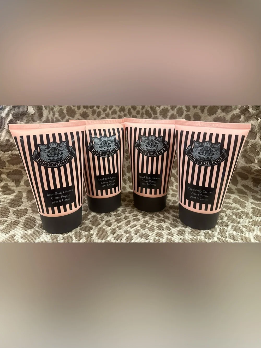 Lot of 4 Juicy Couture Royal Body Crème Moisturizers~~4.2oz Each~New!